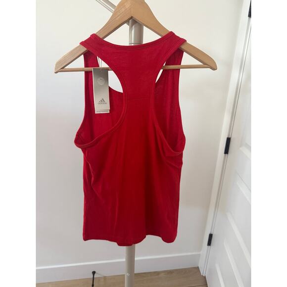 Adidas Red Tank Top Size Medium - Picture 7 of 8